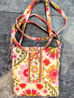 Vera Bradley Mini Hipster, Folkloric pattern Crossbody